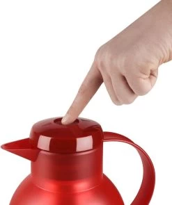 Tefal SAMBA Isoleerkan, Quick Tip 1,0L Translucent Rood -Demeyere Winkel 1006x1200