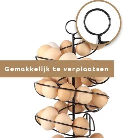 Eiermand – Eierrek – Eierhouder – Eieren – Zwart - Pasen - Tot 40 Eieren - BAULK® -Demeyere Winkel 1071x1200