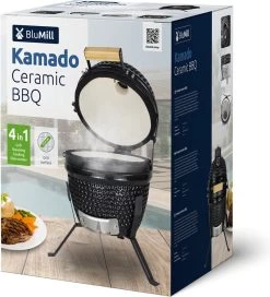 BluMill Kamado BBQ Egg - Kamado 13 Inch - Incl. Vlees Thermometer - Houtskoolbarbecues - Zwart - Ø 27cm 23 BluMill Kamado BBQ Egg - Kamado 13 Inch - Incl. Vlees Thermometer - Houtskoolbarbecues - Zwart - Ø 27cm -Demeyere Winkel 1090x1200