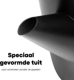 Vatten® - Premium RVS Theepot - Incl. RVS Theefilter - 1L - Zwart - Dubbelwandig -Demeyere Winkel 1110x1200