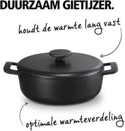 Brabantia The Dutch Braadpan - Matt Black - 28 Cm - Gietijzer 15 Brabantia The Dutch Braadpan - Matt Black - 28 Cm - Gietijzer -Demeyere Winkel 1143x1200 1