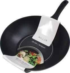 Miller Keramische Wokpan Inductie Ø 28 Cm - Alle Warmtebronnen - Anti Aanbaklaag -Demeyere Winkel 1157x1200 1