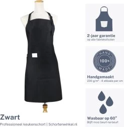 Schortenwinkel - Professioneel Keukenschort - Kookschort - Horeca - Zwart 9 Schortenwinkel - Professioneel Keukenschort - Kookschort - Horeca - Zwart -Demeyere Winkel 1170x1200 2
