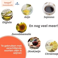 BooGoo® - RVS Olijfolie Sprayer Extreme Deluxe - Olijfolie Fles Verstuiver Voor Keuken - Oliespray - Oliefles - BBQ Accesoires - Olie Pomp Bakspray - Cooking Spray -Demeyere Winkel 1193x1200 3