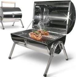 BBQ Collection Houtskoolbarbecue - Cilinder - Chroom 18 BBQ Collection Houtskoolbarbecue - Cilinder - Chroom -Demeyere Winkel 1197x1200 9