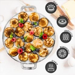 IRONO Poffertjespan Set - Incl. Doseerfles, Kwast En Vork - Poffertjespan Inductie En Electrisch - Poffertjesmaker 19 Poffertjes - Poffertjes Maken - Spuitfles - Cadeau Voor Mannen En Vrouwen 9 IRONO Poffertjespan Set - Incl. Doseerfles, Kwast En Vork - Poffertjespan Inductie En Electrisch - Poffertjesmaker 19 Poffertjes - Poffertjes Maken - Spuitfles - Cadeau Voor Mannen En Vrouwen -Demeyere Winkel 1198x1200 5