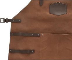 Old West BBQ Schort Barbecue Schort Leer - Cognac Bruin -Demeyere Winkel 1200x1001