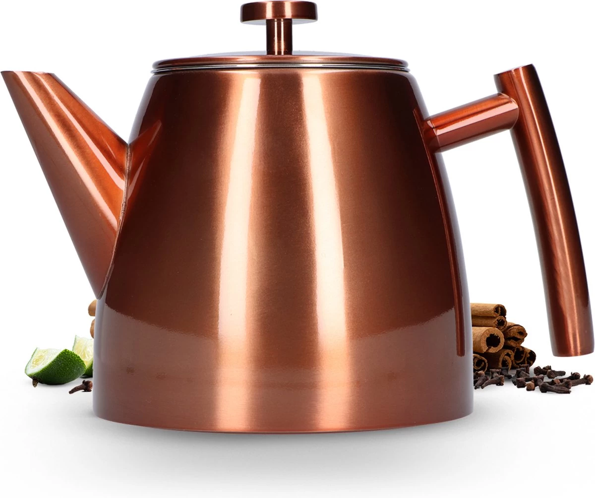 Vaja® Theepot Juliette Rosé Dubbelwandig 1 Vaja® Theepot Juliette Rosé Dubbelwandig