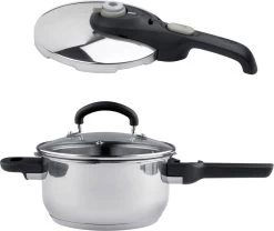 Tefal Secure 5 P25340 Snelkookpan - 3L - 2 Deksels
