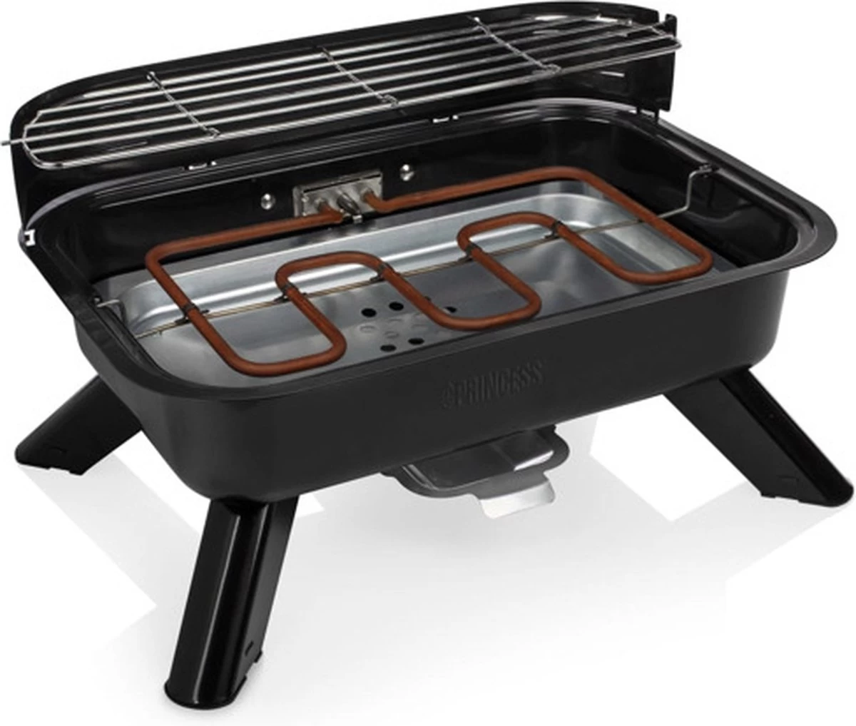 Princess 112252 Hybride Barbecue – Elektrische BBQ - Tafelmodel - 2000W - 44x 29cm - Gebruik Elektrisch Of Met Kolen 14 Princess 112252 Hybride Barbecue – Elektrische BBQ - Tafelmodel - 2000W - 44x 29cm - Gebruik Elektrisch Of Met Kolen - Afbeelding 14