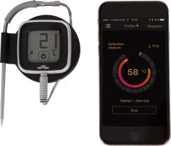 Patton Kamado Houtskool Barbecue - 18" - Grilloppervlak Ø 39 Cm - Met Bluetooth Thermometer - Groen -Demeyere Winkel 1200x1024