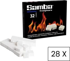 Samba Aanmaakblokjes Wit - Kerosine - 896 Stuks - Omdoos -Demeyere Winkel 1200x1038 3