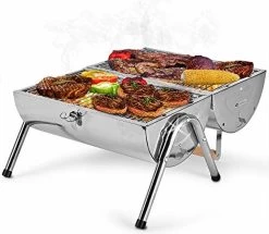 BBQ Collection Houtskoolbarbecue - Cilinder - Chroom 20 BBQ Collection Houtskoolbarbecue - Cilinder - Chroom -Demeyere Winkel 1200x1046