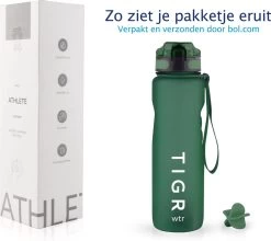TIGR The Athlete - Drinkfles - Waterfles Met Fruit Filter - 1000ml - Groen - Met Mengbal Voor Shakes 11 TIGR The Athlete - Drinkfles - Waterfles Met Fruit Filter - 1000ml - Groen - Met Mengbal Voor Shakes -Demeyere Winkel 1200x1068 2