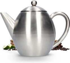 Vaja Valerie - Theepot Met Filter - Dubbelwandig - RVS - 1.2L 18 Vaja Valerie - Theepot Met Filter - Dubbelwandig - RVS - 1.2L -Demeyere Winkel 1200x1068
