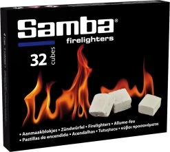 Samba Aanmaakblokjes Wit - Kerosine - 896 Stuks - Omdoos -Demeyere Winkel 1200x1073 2