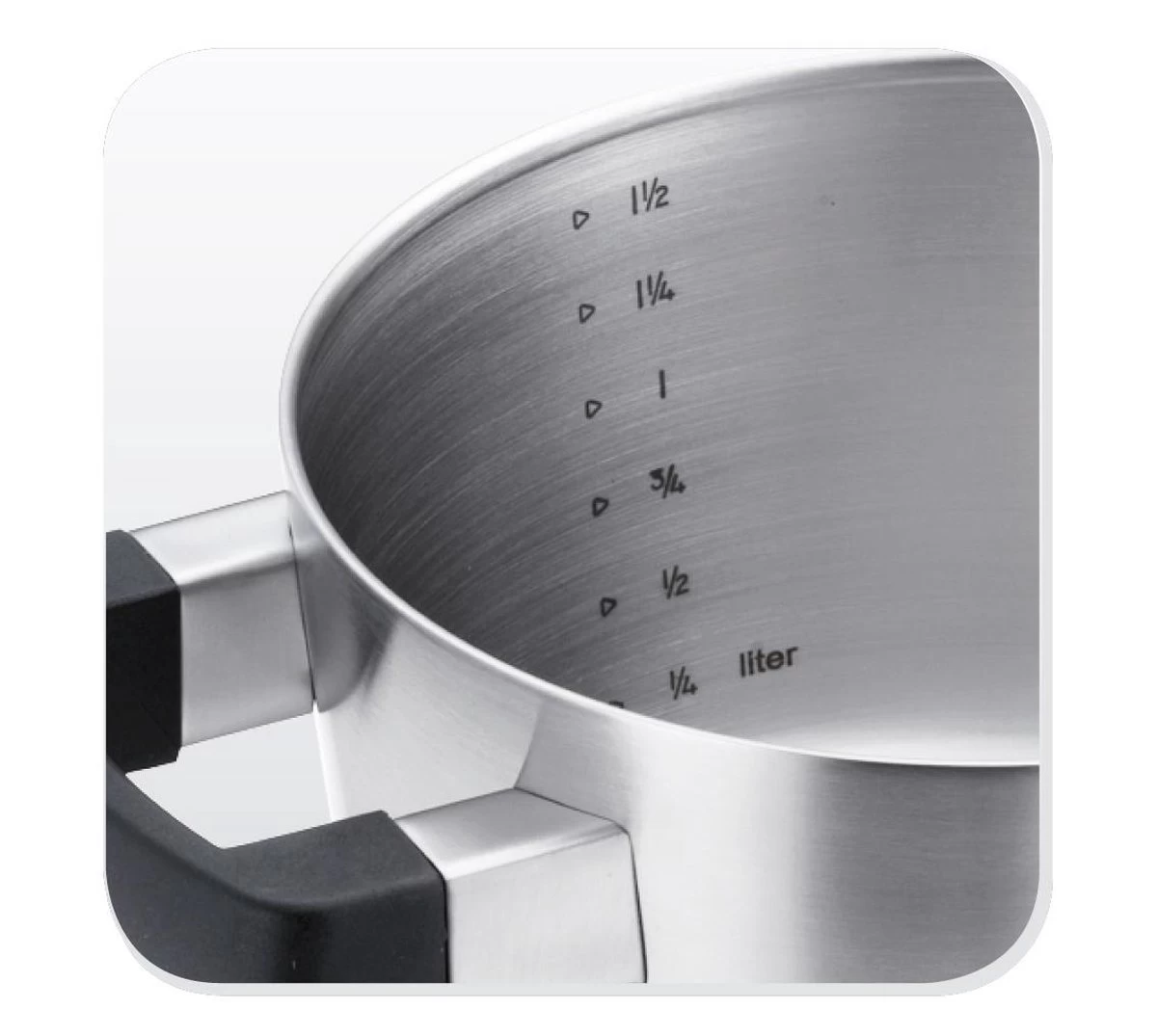 BK Conical Cool Pannenset - 5-delig - RVS - Geschikt Voor Alle Warmtebronnen 13 BK Conical Cool Pannenset - 5-delig - RVS - Geschikt Voor Alle Warmtebronnen - Afbeelding 13