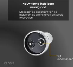 KROMS Peper En Zoutmolen Set - Peper En Zoutmolen Set Elektrisch -2 In 1 - Instelbare Maalgraad - Pepermolen - Zoutmolen - Peper En Zoutmolen Elektrisch 10 KROMS Peper En Zoutmolen Set - Peper En Zoutmolen Set Elektrisch -2 In 1 - Instelbare Maalgraad - Pepermolen - Zoutmolen - Peper En Zoutmolen Elektrisch -Demeyere Winkel 1200x1104 1