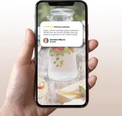 MÊZON® Schenkkan - Glazen Waterkan - Waterkaraf Voor Fruitwater - Multifunctionele Decanteer Karaf - Kan Met Deksel - 1.5L Capaciteit -Demeyere Winkel 1200x1139 1