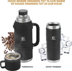 MacGyver RVS Thermoskan 1.5 Ltr – RVS Thermosbeker 0,55 Ltr - Langdurig Warm/koud - Zwart 13 MacGyver RVS Thermoskan 1.5 Ltr – RVS Thermosbeker 0,55 Ltr - Langdurig Warm/koud - Zwart -Demeyere Winkel 1200x1180