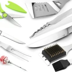 Saveur Royal® 35-delige Barbecue Gereedschapset In Roestvrij Staal - BBQ Grill Set Met Draagtas - Barbecuegerei-sets - Barbecue Accessoires Gereedschap - 35-delig 21 Saveur Royal® 35-delige Barbecue Gereedschapset In Roestvrij Staal - BBQ Grill Set Met Draagtas - Barbecuegerei-sets - Barbecue Accessoires Gereedschap - 35-delig -Demeyere Winkel 1200x1195 10