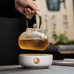 ConBlom Keramische Theepot, Warmer, Theewarmer, Koffiewarmer, Stoofje, Met Kurk-stoofje, Theepot Basis, Theefornuis, Melkwarmer Voor Thuis, Café, Theemelk (zonder Kaars En Theepot) -Demeyere Winkel 1200x1200 17