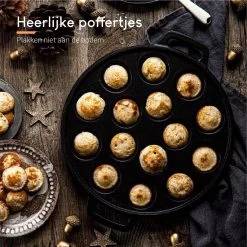 Ocina Poffertjespan – Combo Pack – 19 Poffertjes – Poffertjesmaker – Poffertjespan Inductie – Poffertjespan Electrisch – Gietijzeren Pan - Inclusief Doseerfles, Handvaten, 6x Poffertjesvorken En Invetkwast – Gratis Receptenboek 15 Ocina Poffertjespan – Combo Pack – 19 Poffertjes – Poffertjesmaker – Poffertjespan Inductie – Poffertjespan Electrisch – Gietijzeren Pan - Inclusief Doseerfles, Handvaten, 6x Poffertjesvorken En Invetkwast – Gratis Receptenboek -Demeyere Winkel 1200x1200 175