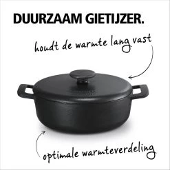 Brabantia The Dutch Braadpan - Matt Black - 28 Cm - Gietijzer 13 Brabantia The Dutch Braadpan - Matt Black - 28 Cm - Gietijzer -Demeyere Winkel 1200x1200 232