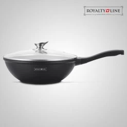 Royalty Line Marble Coating Wok - Met Glazen Deksel - Zwart - 30 Cm -Demeyere Winkel 1200x1200 249