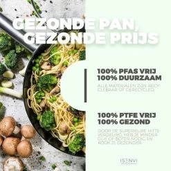 ISENVI Avon Keramische Wok Met Deksel 36 CM - Ergo Greep -Demeyere Winkel 1200x1200 268