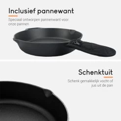 Ocina Gietijzeren Pan – ø30,5cm - Skillet - Koekenpan – Hapjespan – Koekenpan Inductie – Koekenpannenset - Gietijzeren Pan Bbq - Gietijzer -Demeyere Winkel 1200x1200 286
