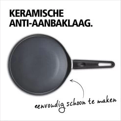 BRABANTIA INDU+ Pannenkoekenpan - Keramische Antiaanbaklaag - Ø 24 Cm - Inductie - Pfas Vrij -Demeyere Winkel 1200x1200 298