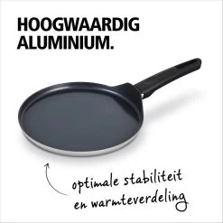 BRABANTIA INDU+ Pannenkoekenpan - Keramische Antiaanbaklaag - Ø 24 Cm - Inductie - Pfas Vrij -Demeyere Winkel 1200x1200 299