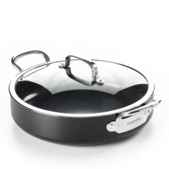 GreenPan Barcelona Infinity Pro Hapjespan Met Deksel 30cm - Zwart - Inductie - PFAS-vrij -Demeyere Winkel 1200x1200 404