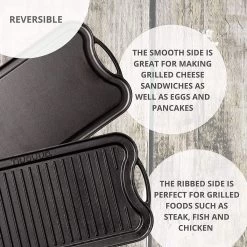 Nuovva Dubbelzijdig Gietijzeren Grillplaat - 50cm X 26cm 7 Nuovva Dubbelzijdig Gietijzeren Grillplaat - 50cm X 26cm -Demeyere Winkel 1200x1200 431