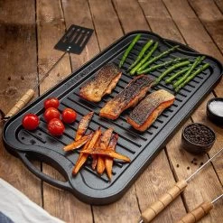 Nuovva Dubbelzijdig Gietijzeren Grillplaat - 50cm X 26cm 8 Nuovva Dubbelzijdig Gietijzeren Grillplaat - 50cm X 26cm -Demeyere Winkel 1200x1200 432