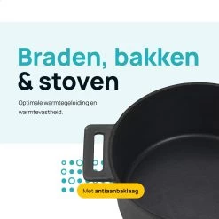 MOA Gietijzeren Braadpan - Inhoud 7,1 Liter - 29CM - Rond - Alle Warmtebronnen - Ook Voor Inductie - Gewicht 7,6 Kg - Zwart - MC29B 12 MOA Gietijzeren Braadpan - Inhoud 7,1 Liter - 29CM - Rond - Alle Warmtebronnen - Ook Voor Inductie - Gewicht 7,6 Kg - Zwart - MC29B -Demeyere Winkel 1200x1200 504