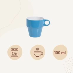 Orange85 Koffiekopjes - Met Houder - Set Van 6 - Gekleurd - 300 Ml - Keramiek -Demeyere Winkel 1200x1200 53