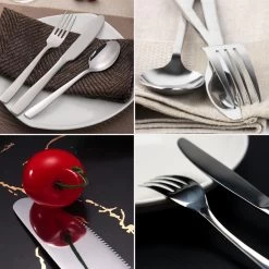 Deleca 8 Persoons Bestekset (48-delig) - Lepels, Messen, Vorken & Steakmessen - Vaatwasserbestendig - Zilver / RVS 13 Deleca 8 Persoons Bestekset (48-delig) - Lepels, Messen, Vorken & Steakmessen - Vaatwasserbestendig - Zilver / RVS -Demeyere Winkel 1200x1200 553