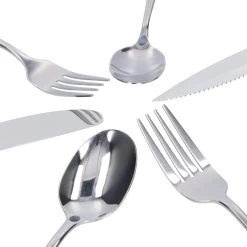 Deleca 8 Persoons Bestekset (48-delig) - Lepels, Messen, Vorken & Steakmessen - Vaatwasserbestendig - Zilver / RVS 17 Deleca 8 Persoons Bestekset (48-delig) - Lepels, Messen, Vorken & Steakmessen - Vaatwasserbestendig - Zilver / RVS -Demeyere Winkel 1200x1200 556