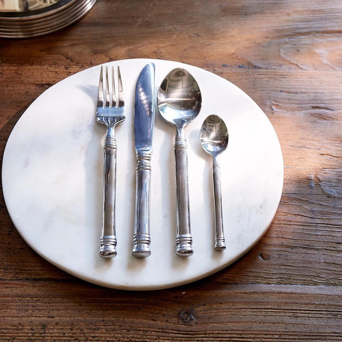 Riviera Maison Bestekset Zilver - Bon Appétit Cutlery - Set Van 4 Stuks 2 Riviera Maison Bestekset Zilver - Bon Appétit Cutlery - Set Van 4 Stuks - Afbeelding 2