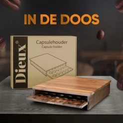 Dieux - Capsulehouder - 42 Capsules - Acacia Hout - Capsulehouder Nespresso - Luxe Kwaliteit - Nespresso - Cuphouder - Nespresso Cups - Cuphouder - Keuken - Koffie Apparaat - Pasen 13 Dieux - Capsulehouder - 42 Capsules - Acacia Hout - Capsulehouder Nespresso - Luxe Kwaliteit - Nespresso - Cuphouder - Nespresso Cups - Cuphouder - Keuken - Koffie Apparaat - Pasen -Demeyere Winkel 1200x1200 604