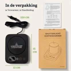Shutterlight Verwarmde Onderzetter – Tot 85°C – 9 Standen – Timer – Warmhoudplaat Voor Mok Thee & Koffie – Mug Heating Plate – Cup Warmer 15 Shutterlight Verwarmde Onderzetter – Tot 85°C – 9 Standen – Timer – Warmhoudplaat Voor Mok Thee & Koffie – Mug Heating Plate – Cup Warmer -Demeyere Winkel 1200x1200 611