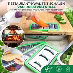 Ecowize 3-in-1 Bamboe Snijplank Met Opvangbak - Snijplank Hout Incl. 3 Roestvrijstalen Opvangbakjes Met Bamboe Deksel, 4 Inzetbare Raspen - Groentesnijder, Hakblok, Borrelplank, Tapasplank, Broodplank - 40x30cm - Duurzaam Cadeau 10 Ecowize 3-in-1 Bamboe Snijplank Met Opvangbak - Snijplank Hout Incl. 3 Roestvrijstalen Opvangbakjes Met Bamboe Deksel, 4 Inzetbare Raspen - Groentesnijder, Hakblok, Borrelplank, Tapasplank, Broodplank - 40x30cm - Duurzaam Cadeau -Demeyere Winkel 1200x1200 615