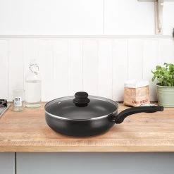 Brabantia Antikleef Hapjespan Met Deksel 28cm - Sauté Pan -Demeyere Winkel 1200x1200 632