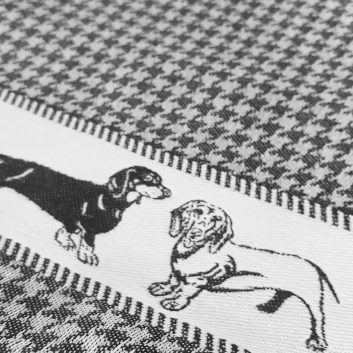 DDDDD Saar - 2x Theedoek & 2x Keukendoek - Black 2 DDDDD Saar - 2x Theedoek & 2x Keukendoek - Black - Afbeelding 2