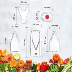 Börner Mandoline V5 PowerLine - Inclusief Opbergbox - Geleverd In Mooie Doos - 6-delige Set - 7 Snijdiktes - Geschikt Als Frietsnijder - BPA-vrij En Roestvrij - Grijs 13 Börner Mandoline V5 PowerLine - Inclusief Opbergbox - Geleverd In Mooie Doos - 6-delige Set - 7 Snijdiktes - Geschikt Als Frietsnijder - BPA-vrij En Roestvrij - Grijs -Demeyere Winkel 1200x1200 713