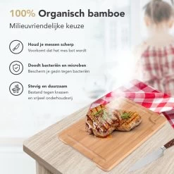 Rochester Snijplanken Hout – Borrelplank – Serveerplank - 3-Delig – Organisch Bamboe – Luxe Design – Hygienisch En Duurzaam -Demeyere Winkel 1200x1200 733