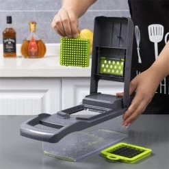 Merkloos Mandoline – Multifunctionele Groentesnijder – Nicer Dicer -Demeyere Winkel 1200x1200 749