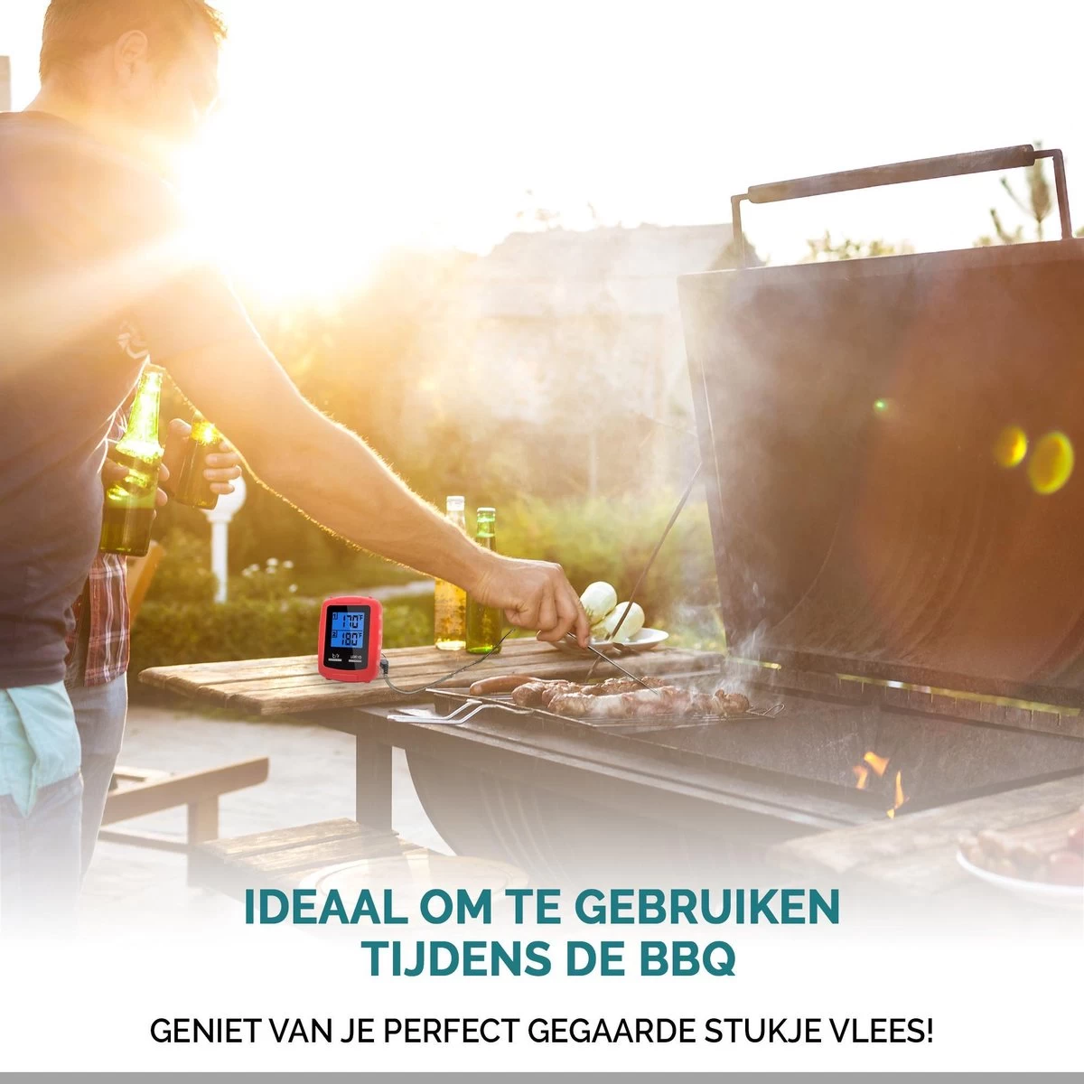 Mancor Vleesthermometer Digitaal BBQ Accesoires Thermometer Oventhermometer 6 Mancor Vleesthermometer Digitaal BBQ Accesoires Thermometer Oventhermometer - Afbeelding 6